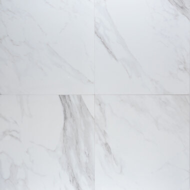 Dante Marble Look Tile 24" x 24" - Blanco Polished