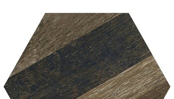 Barnard Hexagon Wood Look Porcelain Tile 8