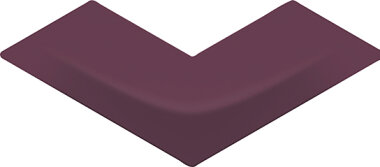 Arc Series Tile Gloss 5" x 12" - Claret Red