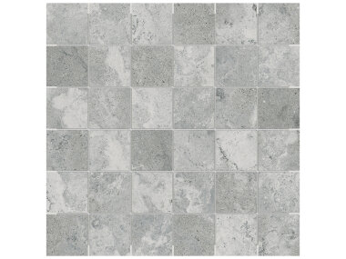 Veneta 2" x 2" Mosaic Tile 12" x 12" - Argento