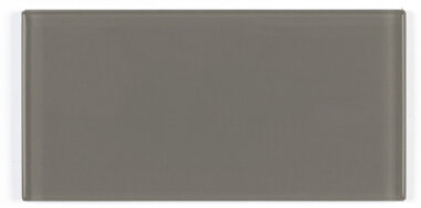 Cristallo Tile 3" x 6" - Grey Glossy