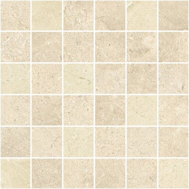 Themar Mosaic Marble Look Tile 12" x 12" - Crema Marfil