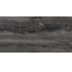 Via Appia Vein Cut Marble Look Tile 12" x 24" - Dark