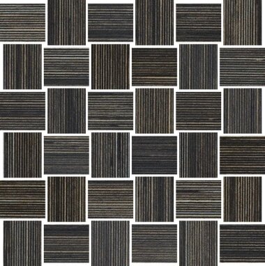 Shibusa Intreccio Mosaico Wood Look Porcelain Tile 12" x 12" - Wenge