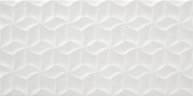 Revolve 3D Decor Tile 10" x 20" - Pearl Light