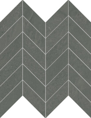 Nuances Chevron Mosaic Tile 12" x 12" - Sage