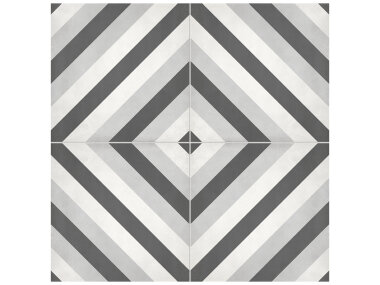 Form Diamond Deco Tile 8" x 8" - Ice