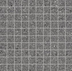 Grain Stone Tile 12" x 12" - Dark Fine Grain Mosaic