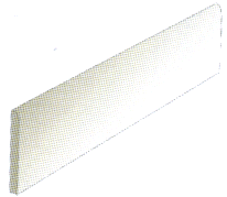 Stratos Bullnose Tile 3" x 12" - Antracite