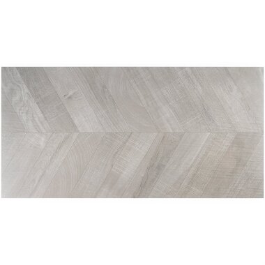 Elan Chevron Wood Look Porcelain Tile 24" x 48" - Grey