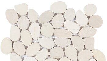 Pebblestone Sliced Round Tile 11.81