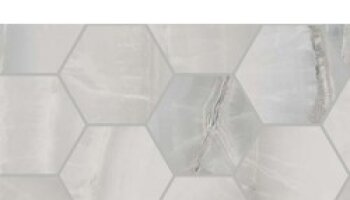 Akoya Hexagon Marble Look Tile 4