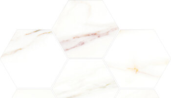 Cava Esagona Mosaic Marble Look Tile 11.8