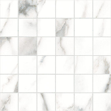 Classic Series Marble Look Tile Mosaic 2" x 2" - Calacatta