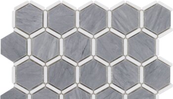 HoneyComb Hexagon Marble Look Tile 11.5