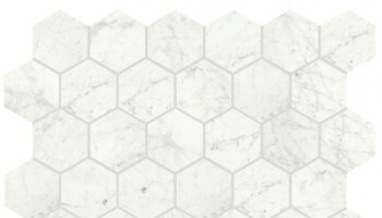 I Marmi Marble Look Tile Hexagon Mosaic 2