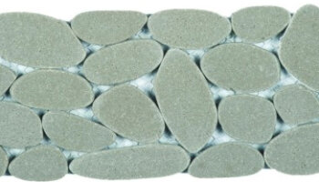 Reconstituted Pebble Sliced Interlocking Mosaic Tile - 4