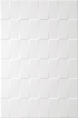 Twill Wall Tile 8" x 12" - Twill White