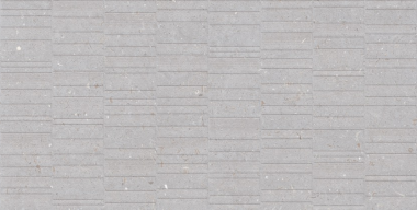 Fossil Impatto Tile 24" x 48" - Dove Groove