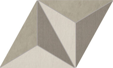 Trame Series Tile Jewel Multi Surface Decor 12" x 13" - Light