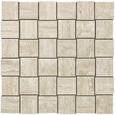 Path Tile Net Mosaic 1.5" x 2" - White