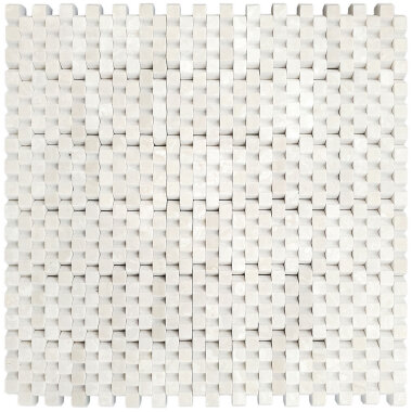 Cadena Mosaic Tile 12" x 12" - Botticino