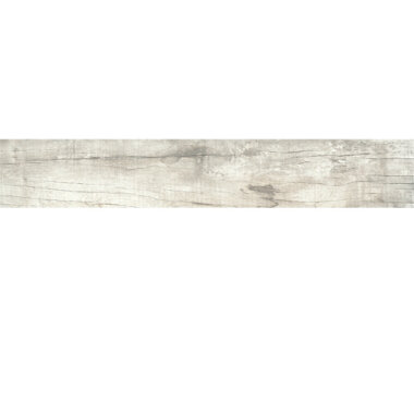 Nirvana Wood Look Porcelain Tile 8" x 48" - White