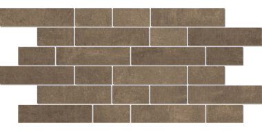 Bricklane Tile Muretto Mosaic 12" x 24" - Umber