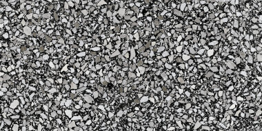 Terrazzo Porcelain Tile 12" x 24" - Black