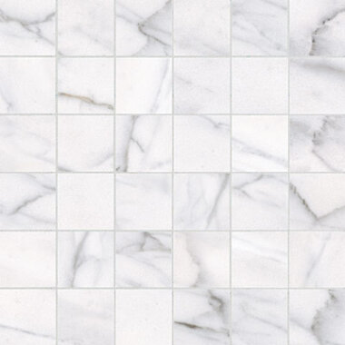 Classic Series Marble Look Tile Mosaic 2" x 2" - Carrara