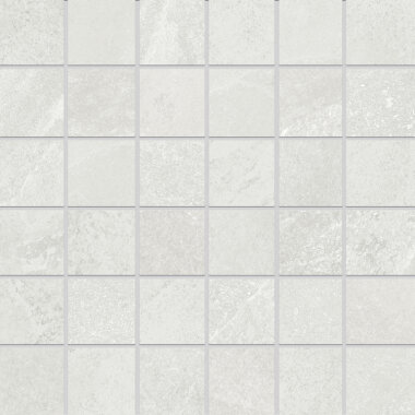 Nuances 2" x 2" Mosaic Tile 12" x 12" - White