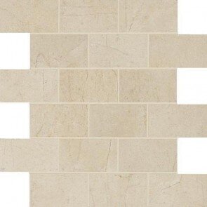 Anthology Marble Old Matte 2x4 Mosaic Tile 12" x 12" - Royal Marfil