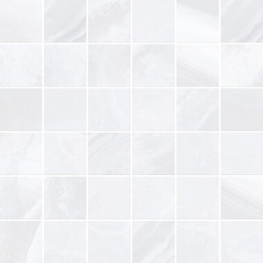 Nolita 2" x 2" Mosaic Marble Look Tile 12" x 12" - Bianco