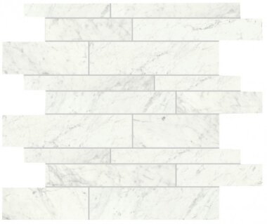 I Marmi Marble Look Tile Muretto Mosaic 12" x 12" - Carrara Matte