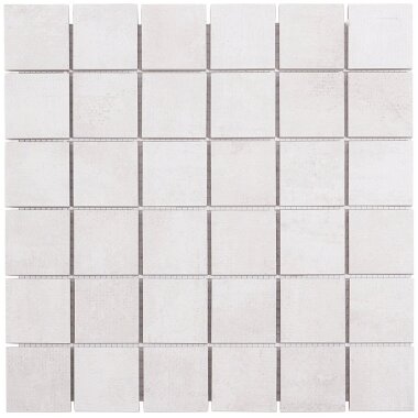 Runway Mosaic Tile 11.87" x 11.87" - Blanc