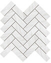 Eon Marble Look Tile Herringbone 1" x 4" - Eldorado