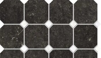 Concert Octagono Mosaic Marble Look Tile 12