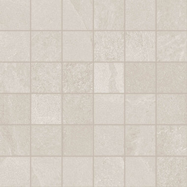 Brazilian Slate (Porcelain Tile) 12" x 12" - Storm Beige 2" x 2" Mosaic