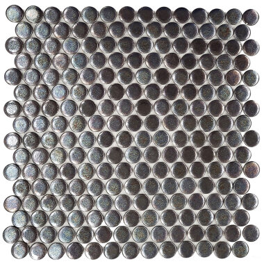 Yenny Rounds Tile 11.5" x 11.6" - Bronze Metalica