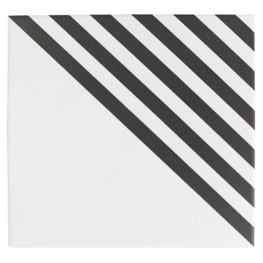 Film Decor Tile 8" x 8" - Stripe Negative