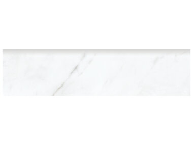 Altezza Bullnose Marble Look Tile 3" x 12" - Carrara