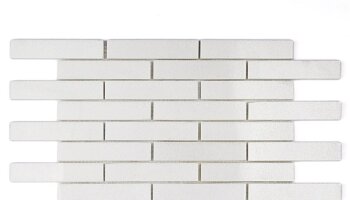 White Thassos Piano Brick Tile 12