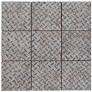 Ceramic Relief Pattern 4"x4" Mosaic Tile - Silver Industrial