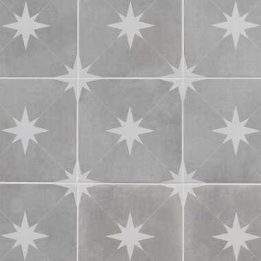 Levant Decor Tile 9" x 9" - Gris