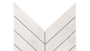 Lithe Chevron Mosaic Marble Look Tile 11.02