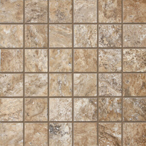 Antica Roma 2" x 2" Mosaic Tile 12" x 12" - Appia