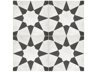 Form Monochrome Stellar Deco Tile 8" x 8" - Multi