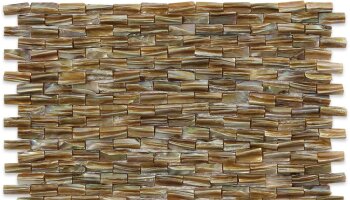 Freshwater Shell Tile 3D Brick 1/4