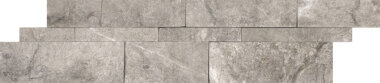 Ledger Panels Cubic Wall Panel Tile 6" x 24" - Ritz Gray