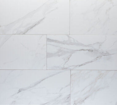 Dante Marble Look Tile 12" x 24" - Blanco Polished